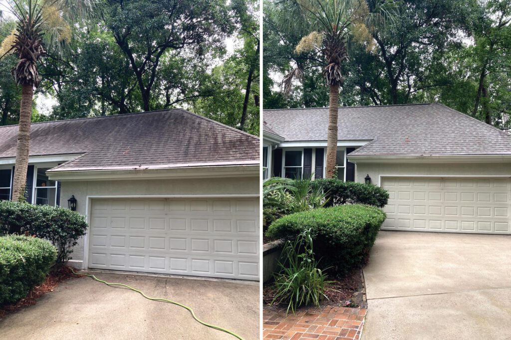 Home Exterior Pressure Washing, Roof Cleaning