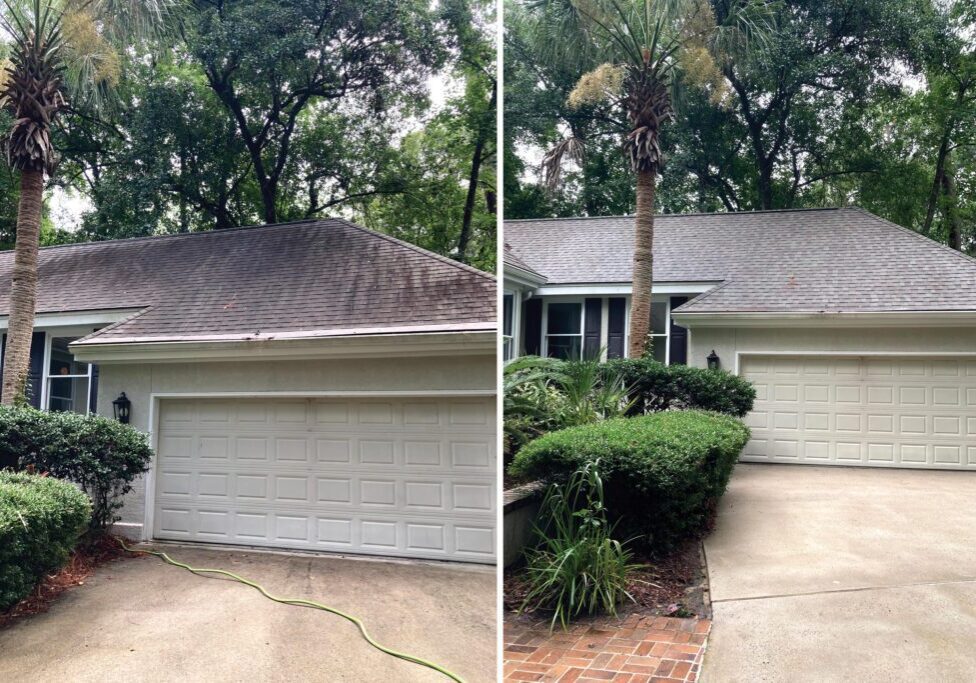 Home Exterior Pressure Washing, Roof Cleaning